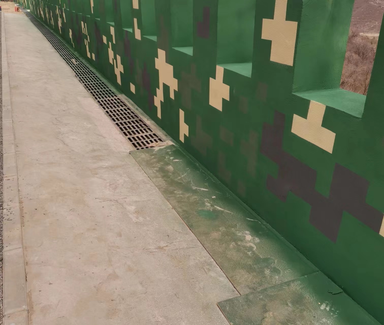 玉树围墙迷彩喷涂,数迷彩漆