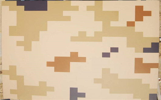 玉树荒漠迷彩漆喷涂